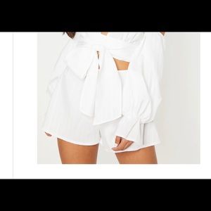 White Floaty Shorts- Size 12